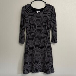 3/4 Sleeve Above Knee Dress
